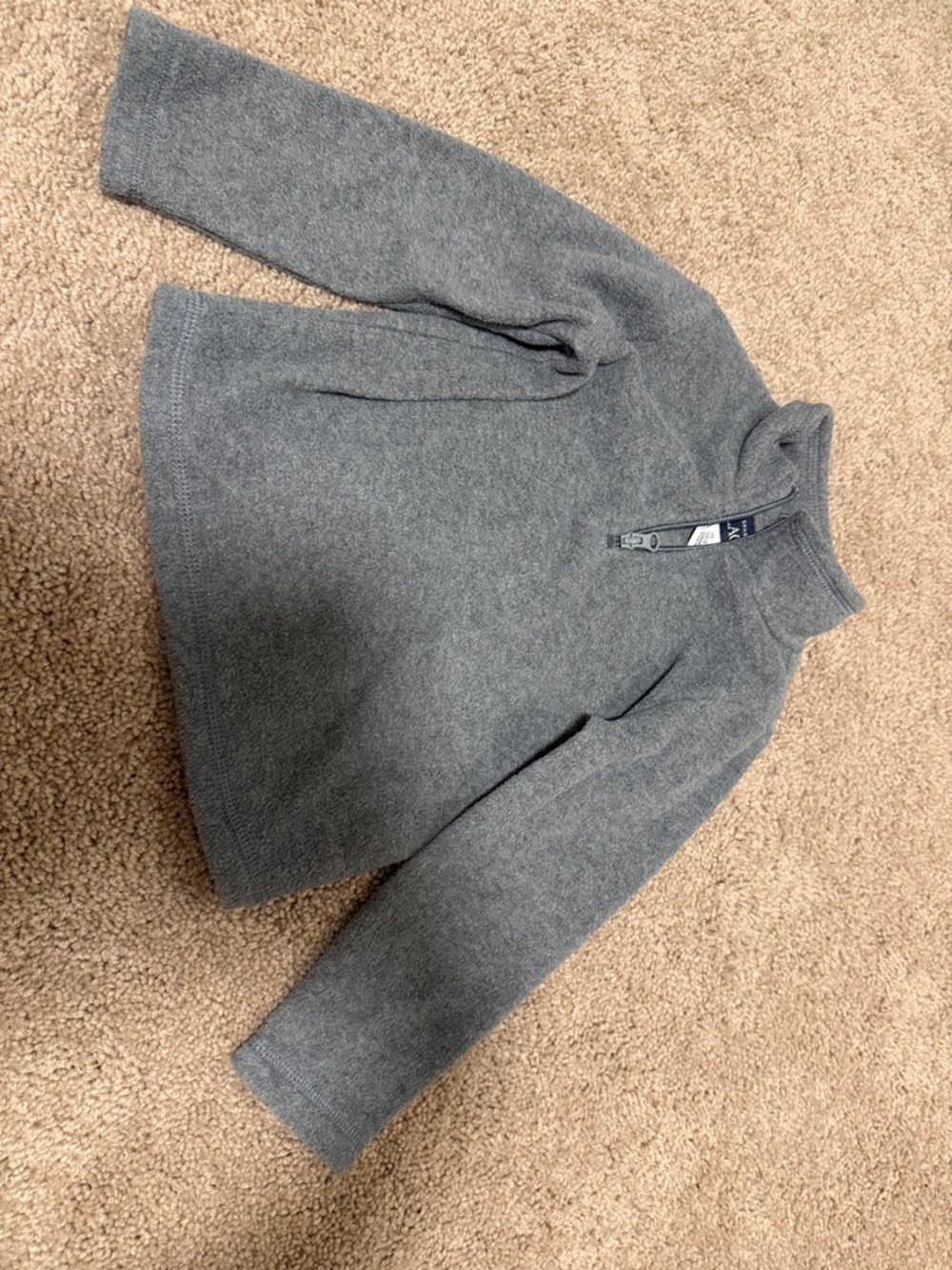 The Children's Place Gray Quarter-Zip Sweater